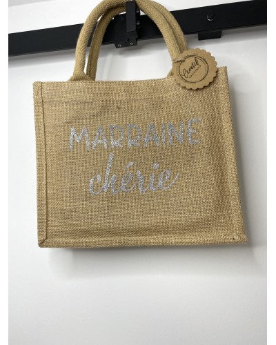 Mini sac en jute sans poche